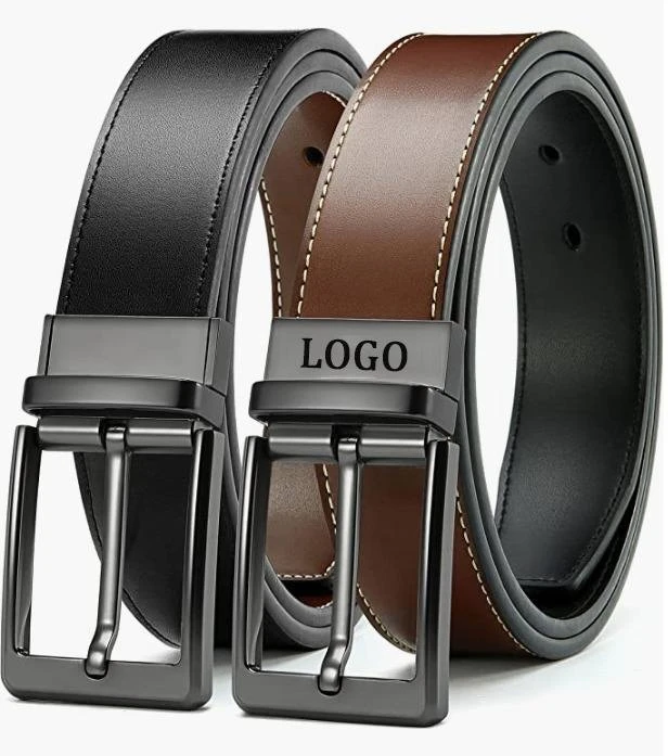 Leather Belt With Buckle